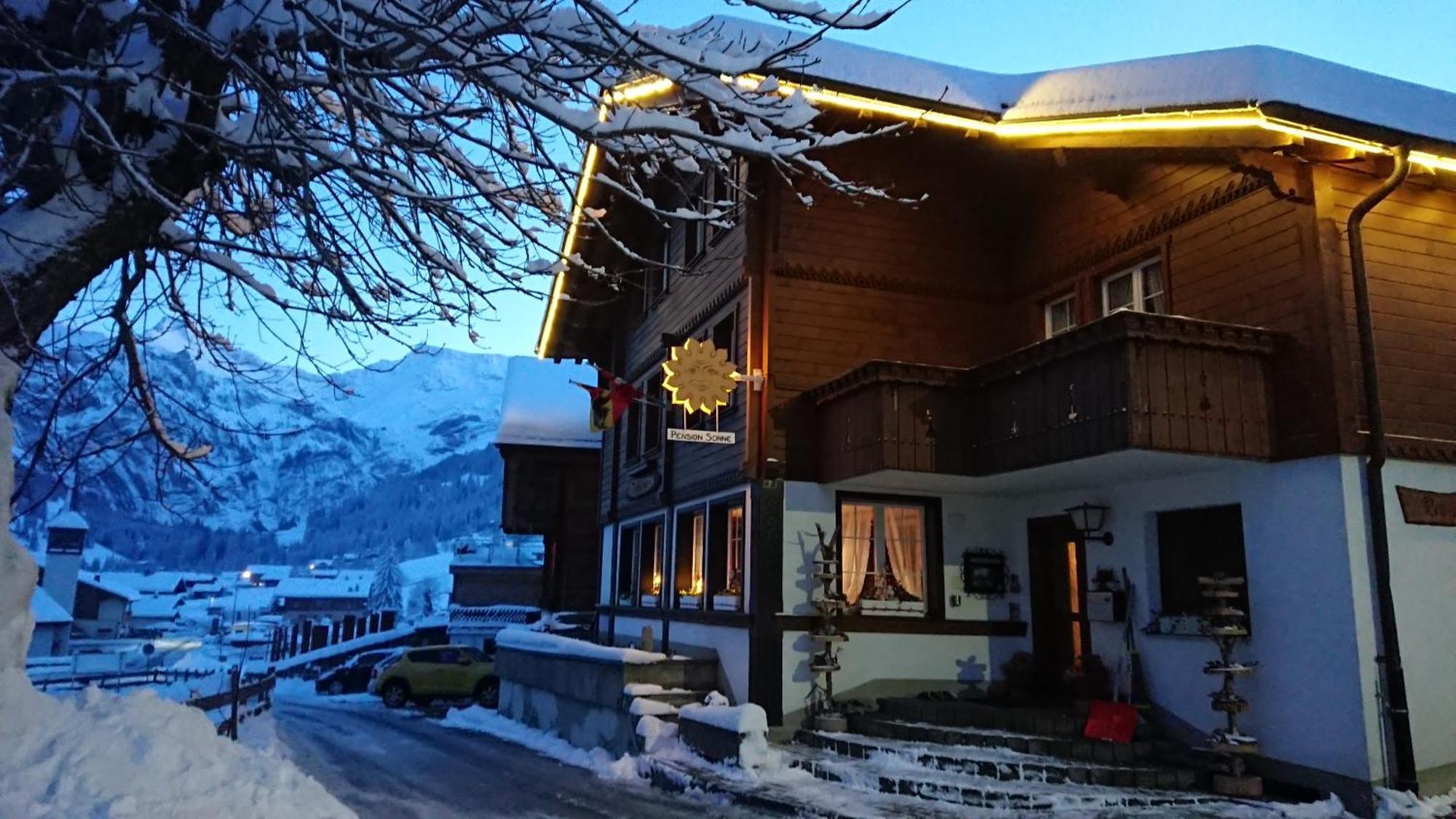 Pension Sonne Adelboden Extérieur photo