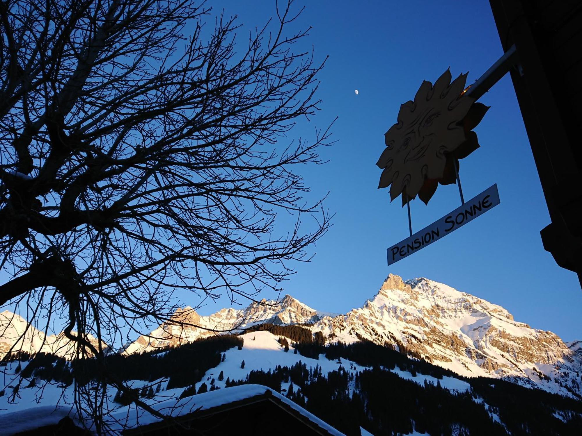 Pension Sonne Adelboden Extérieur photo